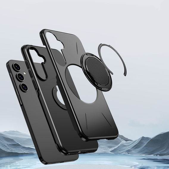 Θήκη με βάση MagSafe για Samsung Galaxy A57 5G, μαύρη