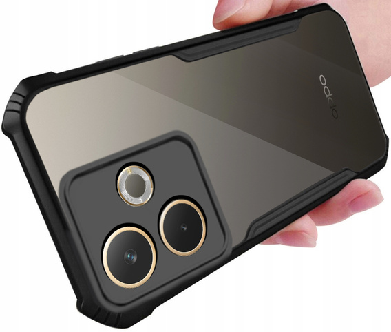 Θήκη για Oppo A5 Pro 5G, AntiDrop Hybrid, μαύρη