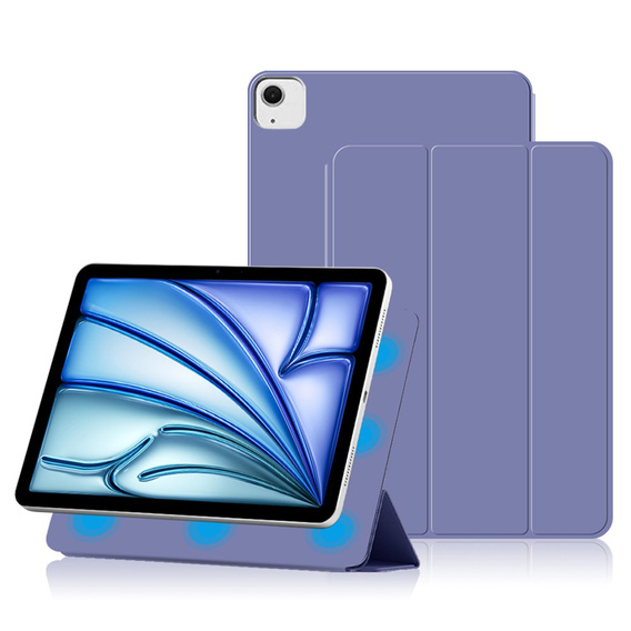 θήκη για το Apple iPad Air 13" 6 gen. 2024 (A2836, Magnetic smartcase, μωβ