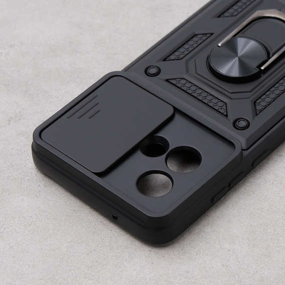 Θήκη για Motorola Moto G84 5G, CamShield Slide, μαύρο