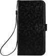 θήκη πτερύγιο για Xiaomi Redmi A5, Wallet Rhombus, μαύρη