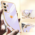Θήκη για Samsung Galaxy S25 FE, Electro heart, μωβ