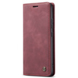 θήκη CASEME για Xiaomi 12T / 12T Pro, Leather Wallet Case, κόκκινη