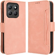 Θήκη με πτερύγιο για Motorola Moto G86 5G, Card Slot, ροζ