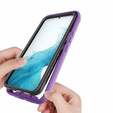 Θήκη για Samsung Galaxy A34 5G, Shockproof, με μεμβράνη, μωβ