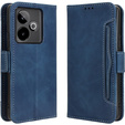 Θήκη με πτερύγιο για Realme GT 7 / 7T, Card Slot, σκούρο μπλε