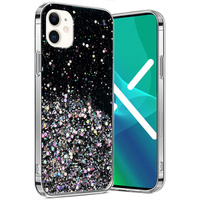 Θήκη για iPhone 11, Glittery, μαύρη