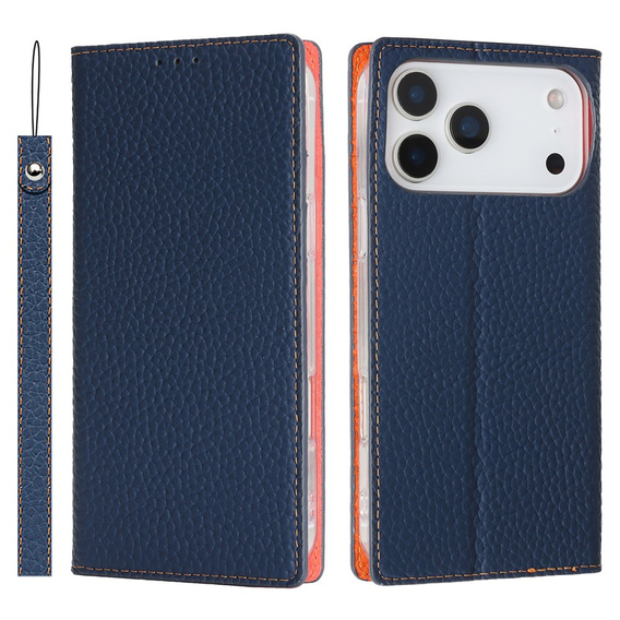 Θήκη με πτυσσόμενο καπάκι Litchi Skin Grain για iPhone 17 Pro