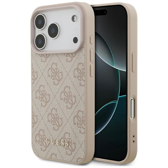 GUESS 4G Metal Gold Logo θήκη για iPhone 17 Pro