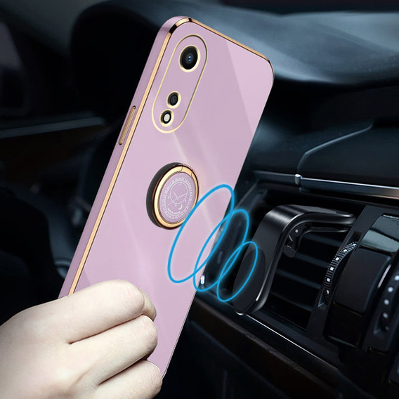 Θήκη για Oppo A78 5G, Electro Ring, μωβ