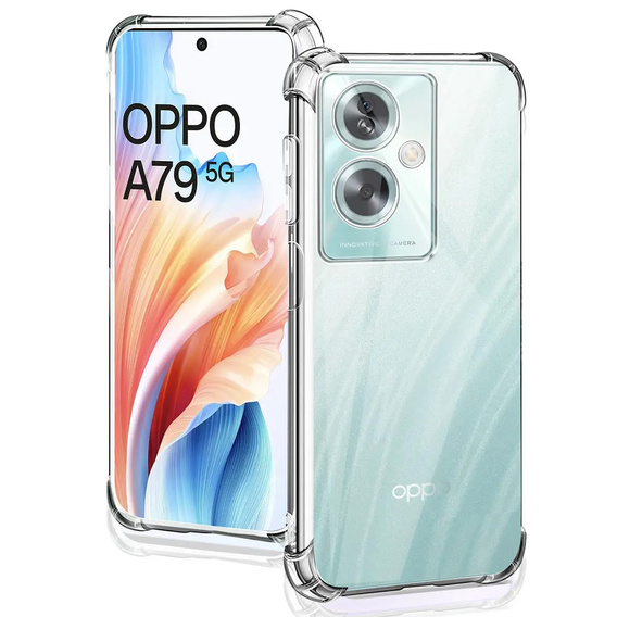 Θήκη για Oppo A79 5G, Dropproof, διαφανής