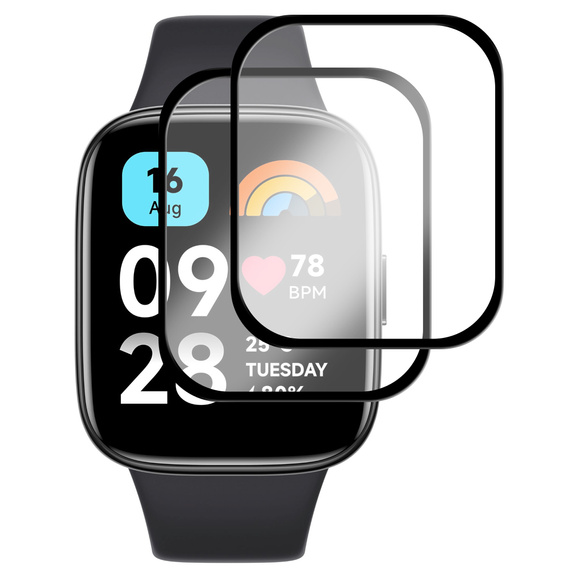 2x υβριδικό γυαλί ERBORD για Xiaomi Redmi Watch 3 Active