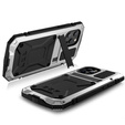Θήκη για iPhone 13 Mini, R-JUST, θωρακισμένη, ασημί