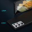 Θήκη για Samsung Galaxy S21 Ultra, Silicone MagSafe, μαύρη