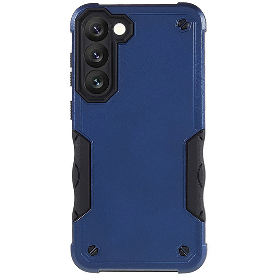 Θωρακισμένη θήκη για Samsung Galaxy S23, Dual-Layer, σκούρο μπλε