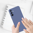 Θήκη για Samsung Galaxy A36 5G, Silicone Lite, σκούρο μπλε