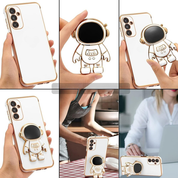 Θήκη για Samsung Galaxy M15 5G, Astronaut, λευκή