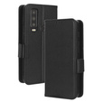 Θήκη με πτερύγιο για Cat S75 5G, Wallet Litchi Magnet, μαύρη