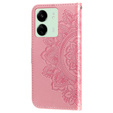 Θήκη με πτερύγιο για Xiaomi Redmi 13C / Poco C65, Mandala Flower, ροζ