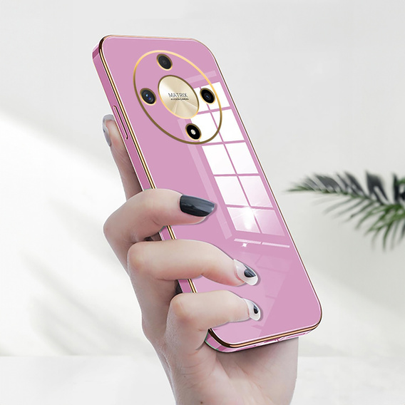 Θήκη για Honor Magic 6 Lite 5G, Glamour CamShield, μωβ