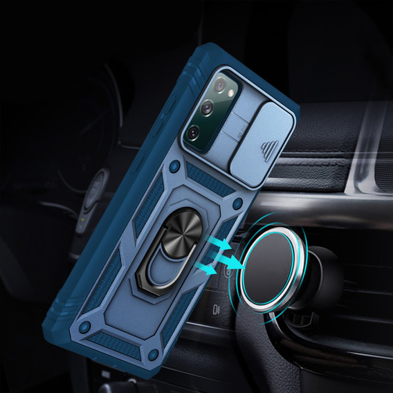 Θήκη για Samsung Galaxy S20 FE, CamShield Slide, μπλε