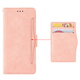 Θήκη με πτερύγιο για Xiaomi Poco F7 Ultra, Card Slot, ροζ