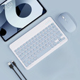 Θήκη + πληκτρολόγιο Apple iPad Pro 11" 5 gen. 2024, Leather Pen Slot TouchPad, μαύρη