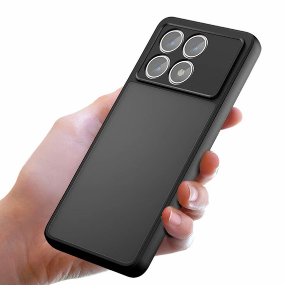 Θήκη για Xiaomi Poco F6 Pro, Fusion Hybrid, μαύρη