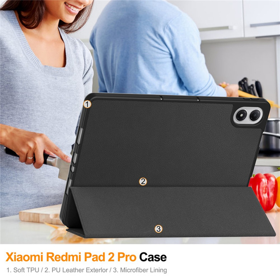 Θήκη με καπάκι Smartcase για Xiaomi Redmi Pad 2 Pro