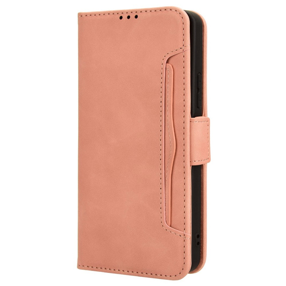 Θήκη με πτερύγιο για Xiaomi Redmi A3, Card Slot, ροζ