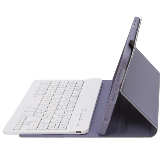 Θήκη + πληκτρολόγιο Samsung Galaxy Tab A7 Lite 8.7 T220 / 225, μωβ