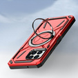 Θήκη για T Phone 2 Pro 5G, Heavy Duty Ring, κόκκινη