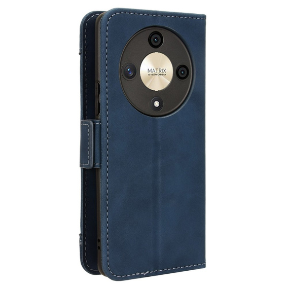 Θήκη με πτερύγιο για Honor Magic 6 Lite 5G, Card Slot, σκούρο μπλε