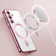 Θήκη για Samsung Galaxy S25+ Plus, Electro MagSafe, ροζ rose gold + Γυαλί για την οθόνη