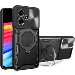 Θωρακισμένη θήκη για Infinix Hot 30 4G, CamShield Slide, μαύρο