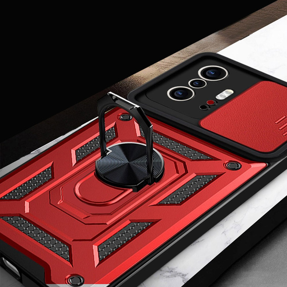 Θήκη για Xiaomi 11T / 11T Pro, CamShield Slide, κόκκινο