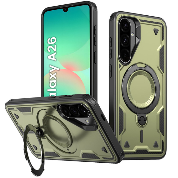 Θήκη για Samsung Galaxy A26, Military MagSafe, πράσινη