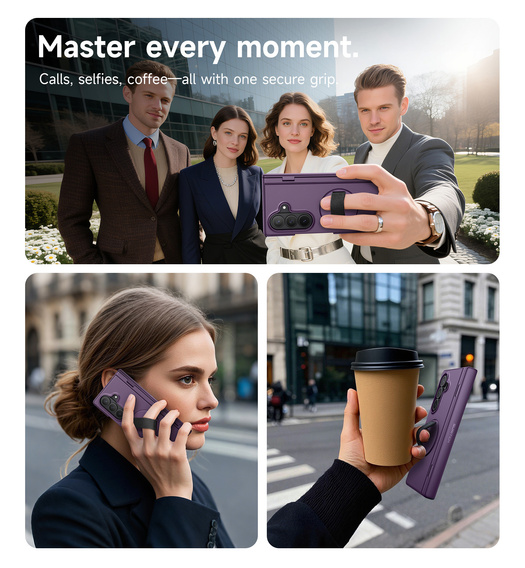 Θήκη Suritch με βάση 360° και ενσωματωμένη προστατευτική μεμβράνη οθόνης για Samsung Galaxy Z Fold7