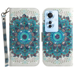 Θήκη με πτερύγιο για Oppo Reno 11F 5G, Wallet, Mandala Flower