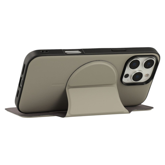 Θήκη X-LEVEL για iPhone 16 Pro, Magnetic Card Holder, γκρι