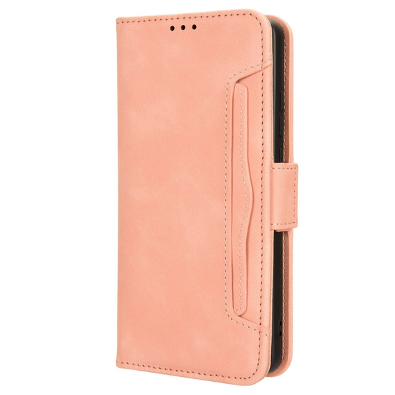 Θήκη με πτερύγιο για Samsung Galaxy M34, Card Slot, ροζ