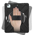 Θωρακισμένη θήκη για Apple iPad Pro 13" 7 gen. 2024 (A2925, προστατευτική 360 με χώρο για γραφίδα, μαύρη