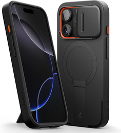 Θήκη για iPhone 16 Pro, Suritch Shockproof, για MagSafe, μαύρη