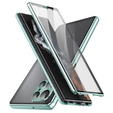 θήκη για το Samsung Galaxy S23 Ultra, Magnetic Dual Glass, πράσινη