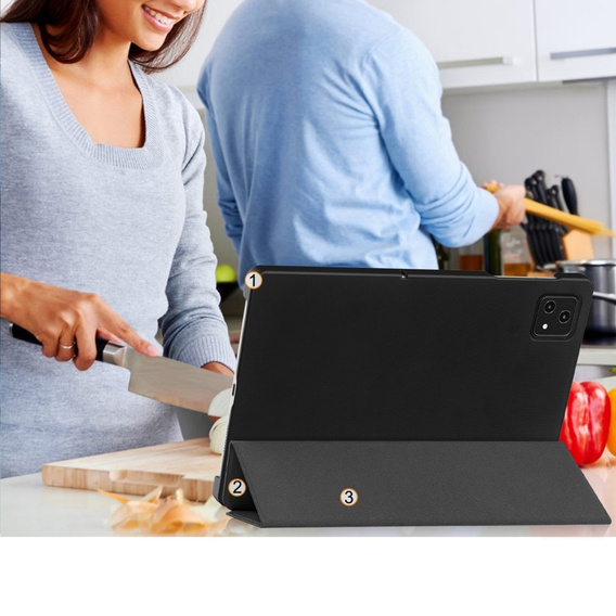 Θήκη για T Tablet 5G, Smartcase, μαύρη