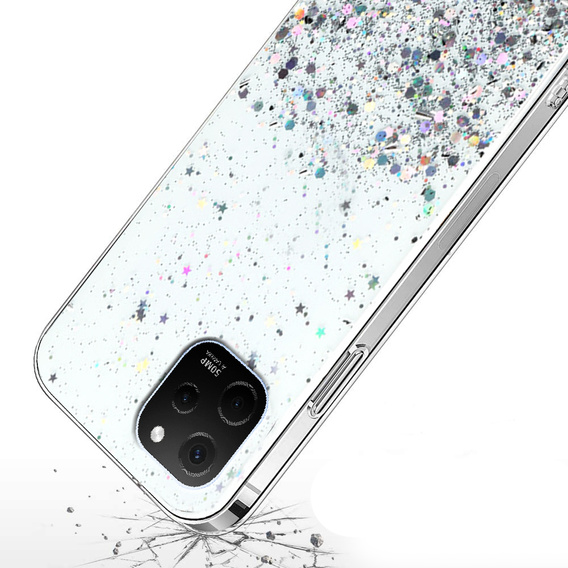 Θήκη για Huawei Nova Y61, Glittery, διαφανής