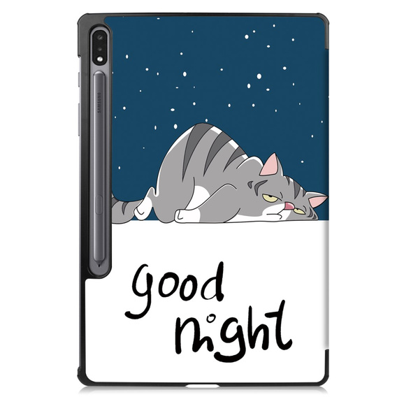 Θήκη για Samsung Galaxy Tab S9 Plus, Smartcase, sleeping cat