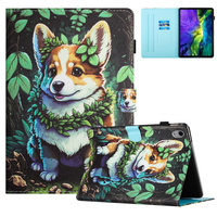 Θήκη για iPad 10.9" 2022 (10 gen.), με πτερύγιο, corgi dog