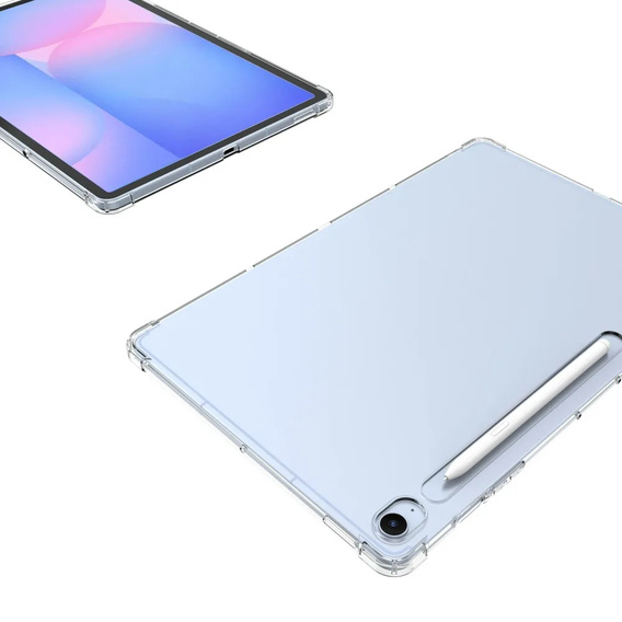 Θήκη για Samsung Galaxy Tab S10 FE+ Plus, σιλικόνη, διαφανής