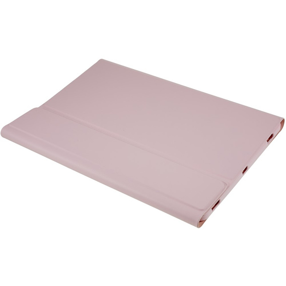 Θήκη + πληκτρολόγιο Galaxy Tab S7+ Plus / S8+ Plus /S7 FE T730 T733, Pen Slot, ροζ rose gold